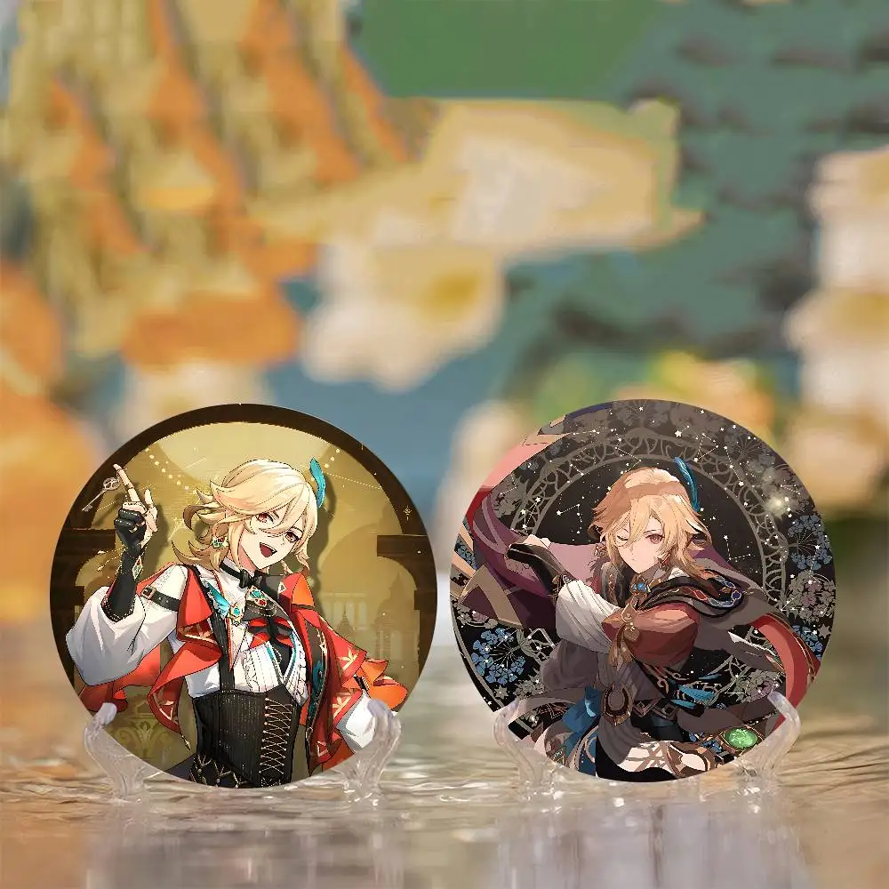 Genshin Impact Kaveh دبوس زر ناعم قابل للتخصيص للنساء مجوهرات إبداعية شارة مضحكة قبعة لمحبي الرسوم المتحركة #3