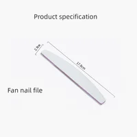 5pcs/10pcs/25pcs /Lot Professional Nail File Reusable Double Sided Emery Board(100/180 Grit) Nail Styling Manicure Tool 6