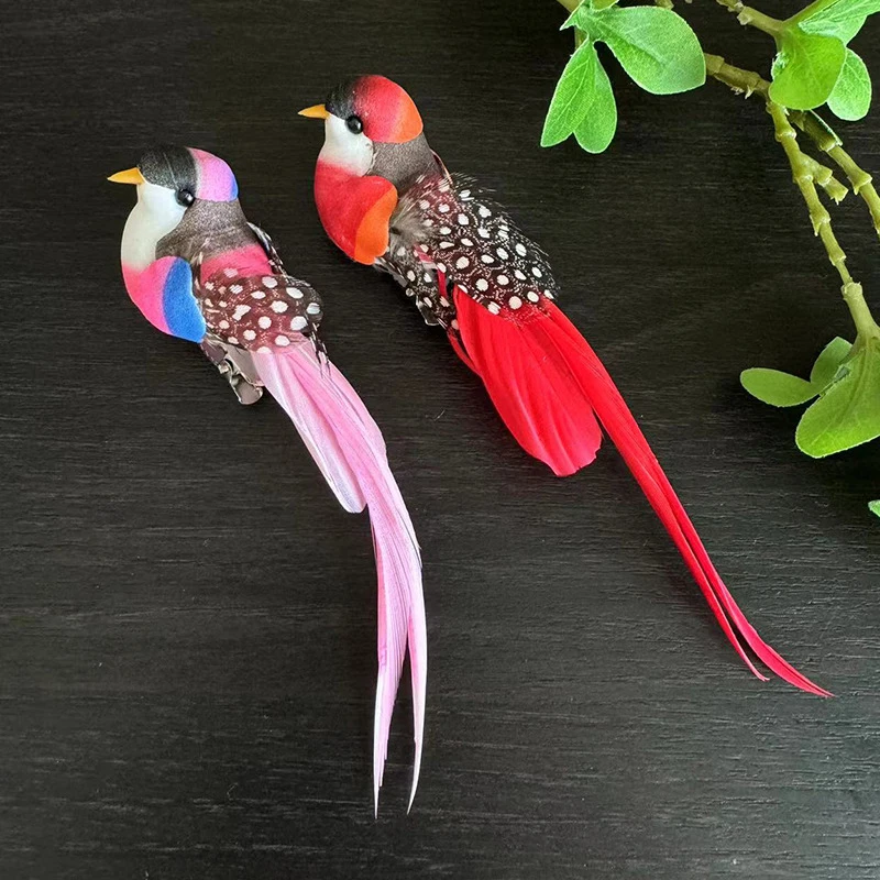 

New Artificial Birds Fake Foam Animal Simulation Birds Models Tit DIY Craft Home Garden Ornament Decoration