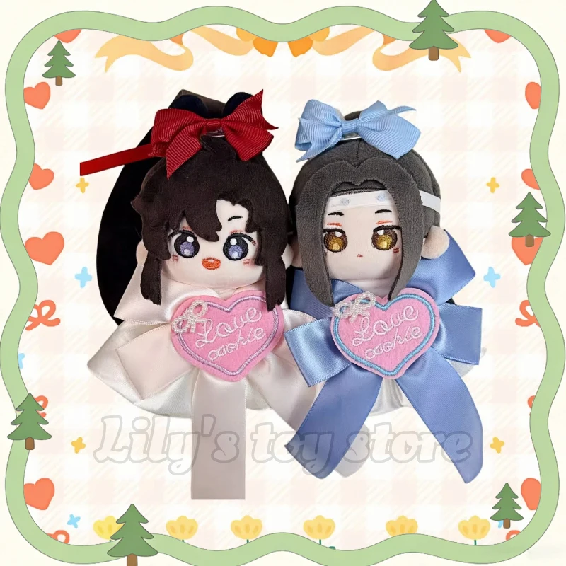 

Плюшевые подвески Mo Dao Zu Shi из серии Rabbit Velvet: мультяшные игрушки-фигурки Вэй Усянь и Лань Ванцзи, милые куклы-украшения, подарок для девочек