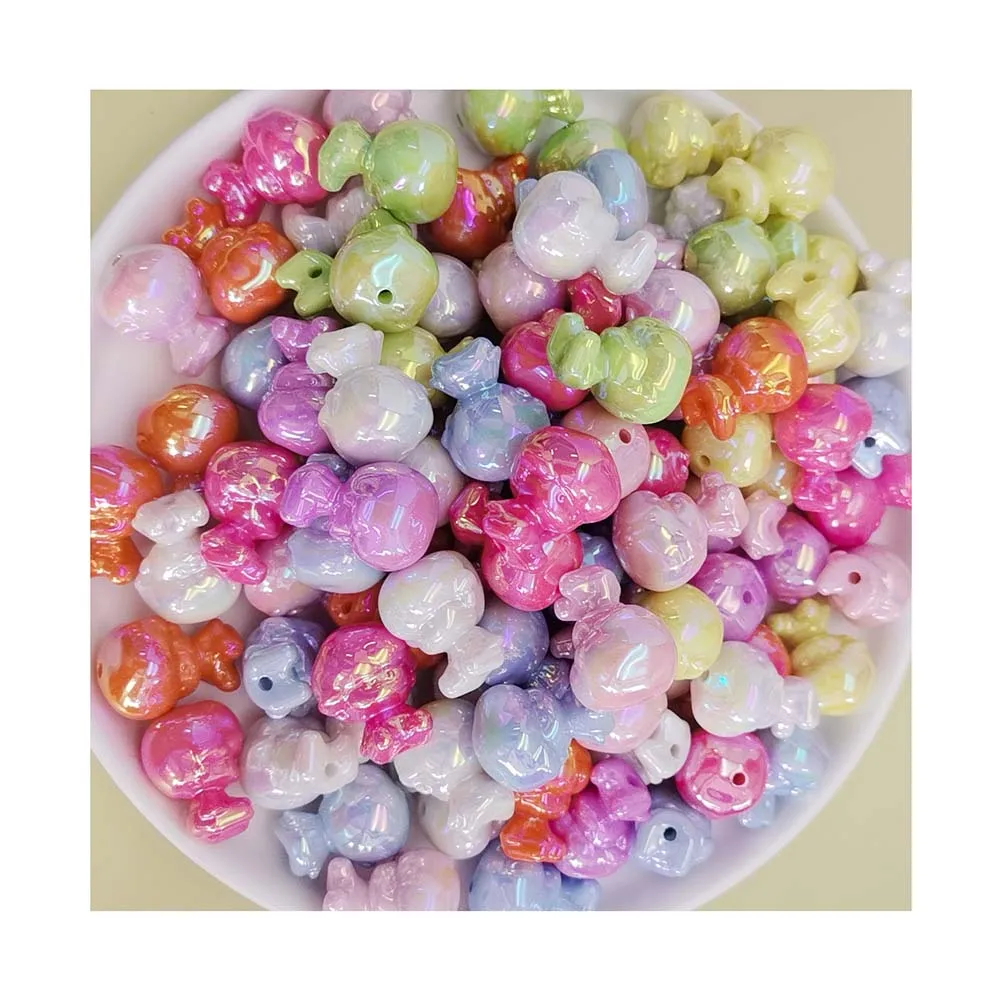 UV Colorful Baby Shape Acrylic Diy Loose Beads For Pens Jewelry Findings & Components
