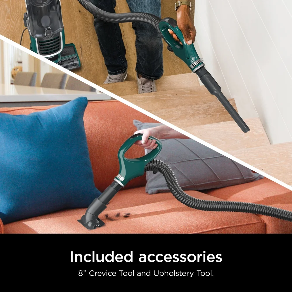 Penyedot Debu Multi Permukaan Ringan Kuat dengan Filter HEPA Segel Anti-Alergen Aksesori Kemudi Putar Jangkauan Diperpanjang