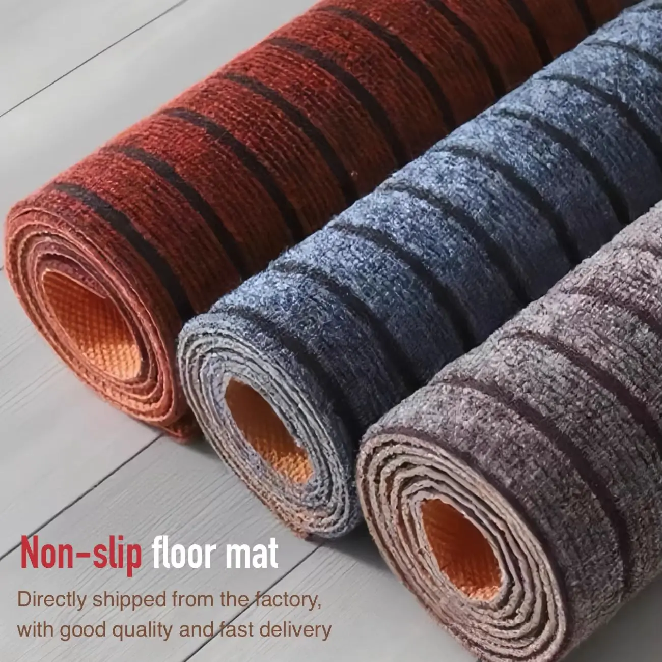 Alfombra Cortable, Antideslizante Y Fácil De Limpiar, Rollo Para Cocina/Pasillo/Dormitorio/Exterior, Pisos De Alta Calidad – Gri