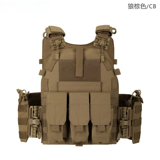 سترة تكتيكية من النايلون 500D سترة برمائية معدات حقيقية CS8605 سترة متعددة الوظائف سريعة الإصدار #6
