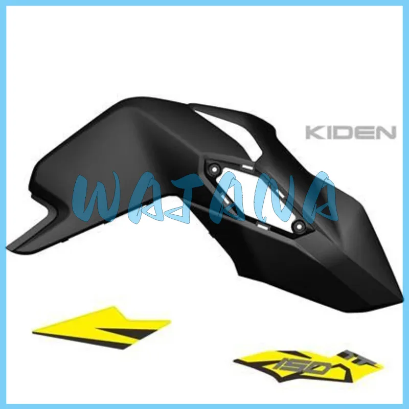 Kd150-u4 Fuel Tank Left / Right Cover Upper Part (matte Black/black and Yellow Decal/kiden) 4041202-618021 / 4041202-619022