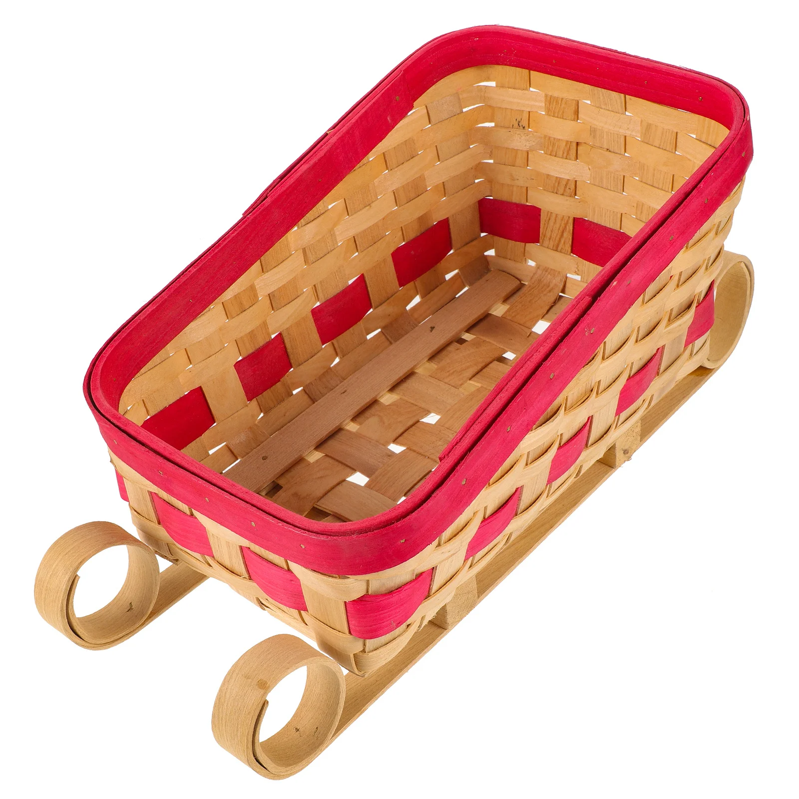 

Classical Christmas Sleigh Ornament Tabletop Decor Festive Xmas Sleigh Adornment for Family Gathering Holiday Celebration Gift