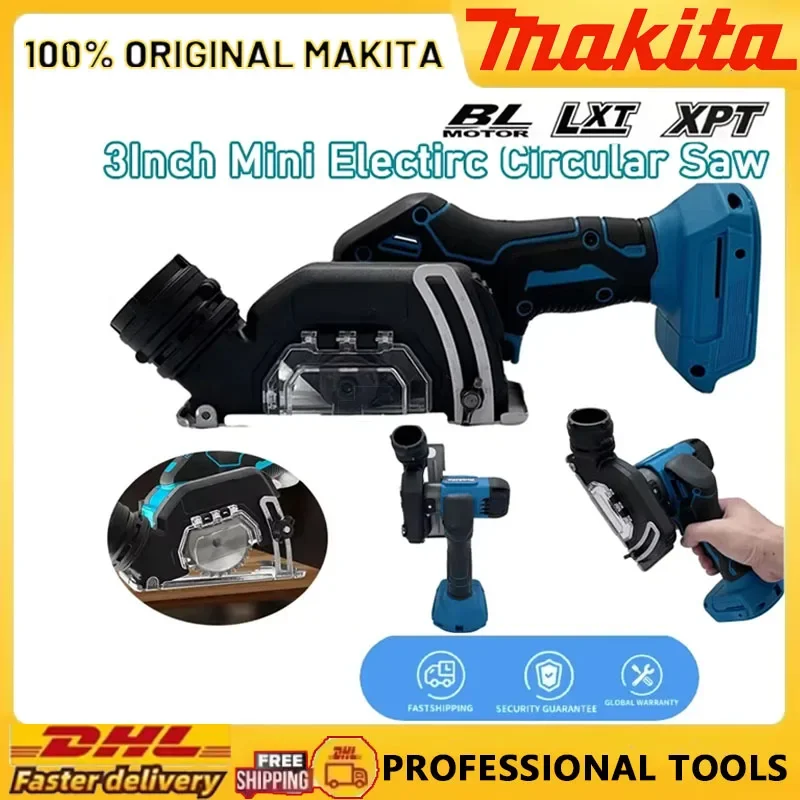 

Электрическая циркулярная пила Makita, 3-дюймовая мини-бесщеточная аккумуляторная ручная электрическая шлифовальная машина для аккумулятора 18 В