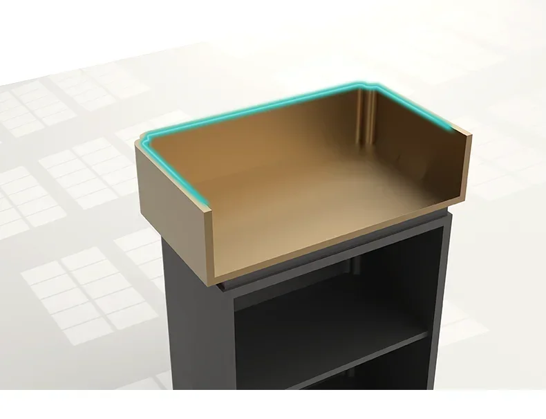 الاستقبال، استشارة مطعم بسيطة وحديثة، تخصيص طاولة أمين الصندوق الصينية الجديدة المصنوعة من الفولاذ المقاوم للصدأ