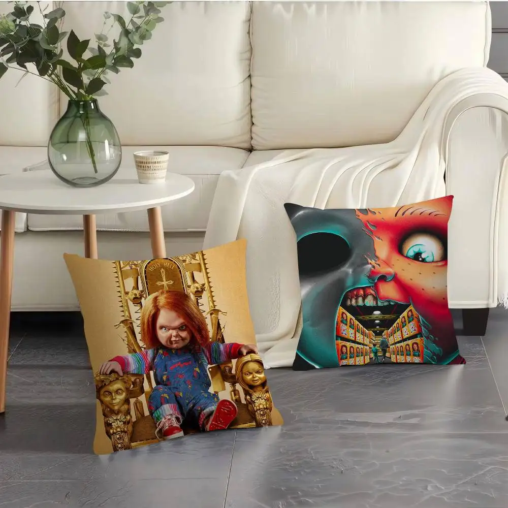 

Классическая подушка с Чакки из фильма ужасов, аниме-подушка, наволочка для дивана/кровати, модный чехол для подушки