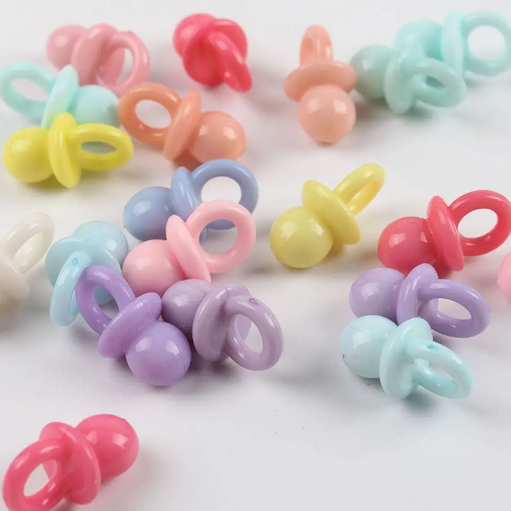 Silicone Pacifier Newborn Baby Infant Soother Acrylic Soothing Halloween Christmas Pacifier Decoration Baby Shower Decorations