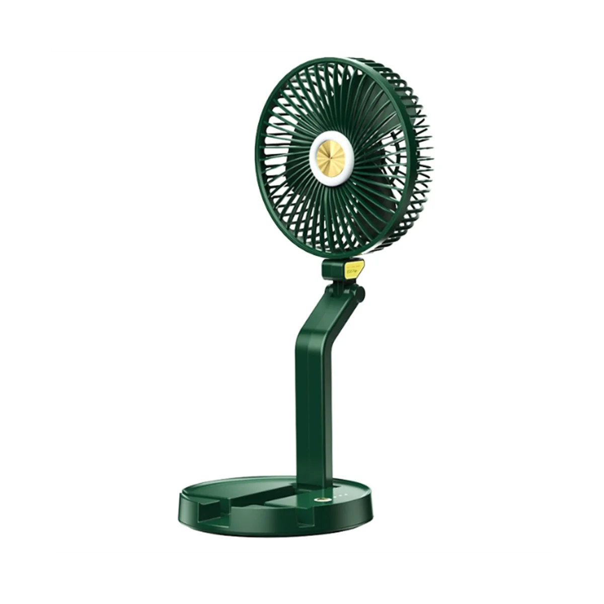 

Rechargeable Battery Operated Desk Fans, 3 Speed & 3 Brighness, Fast Charging Foldaway Wall Fans for Bedroom, Office