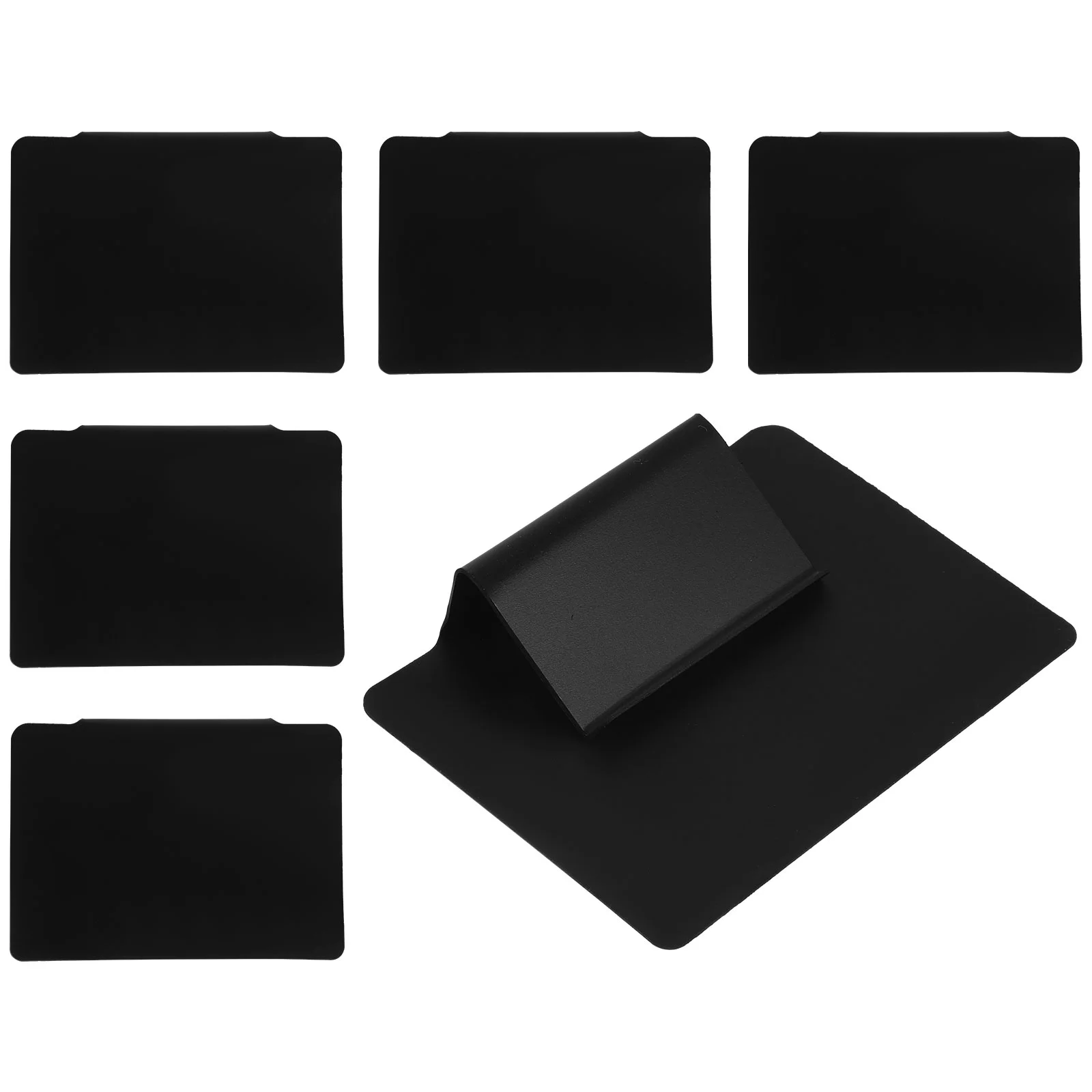 

6 Pcs Blackboard Price Tag Decorative Boards Writing Decorate Hanging Food Signs Pvc Multifunctional