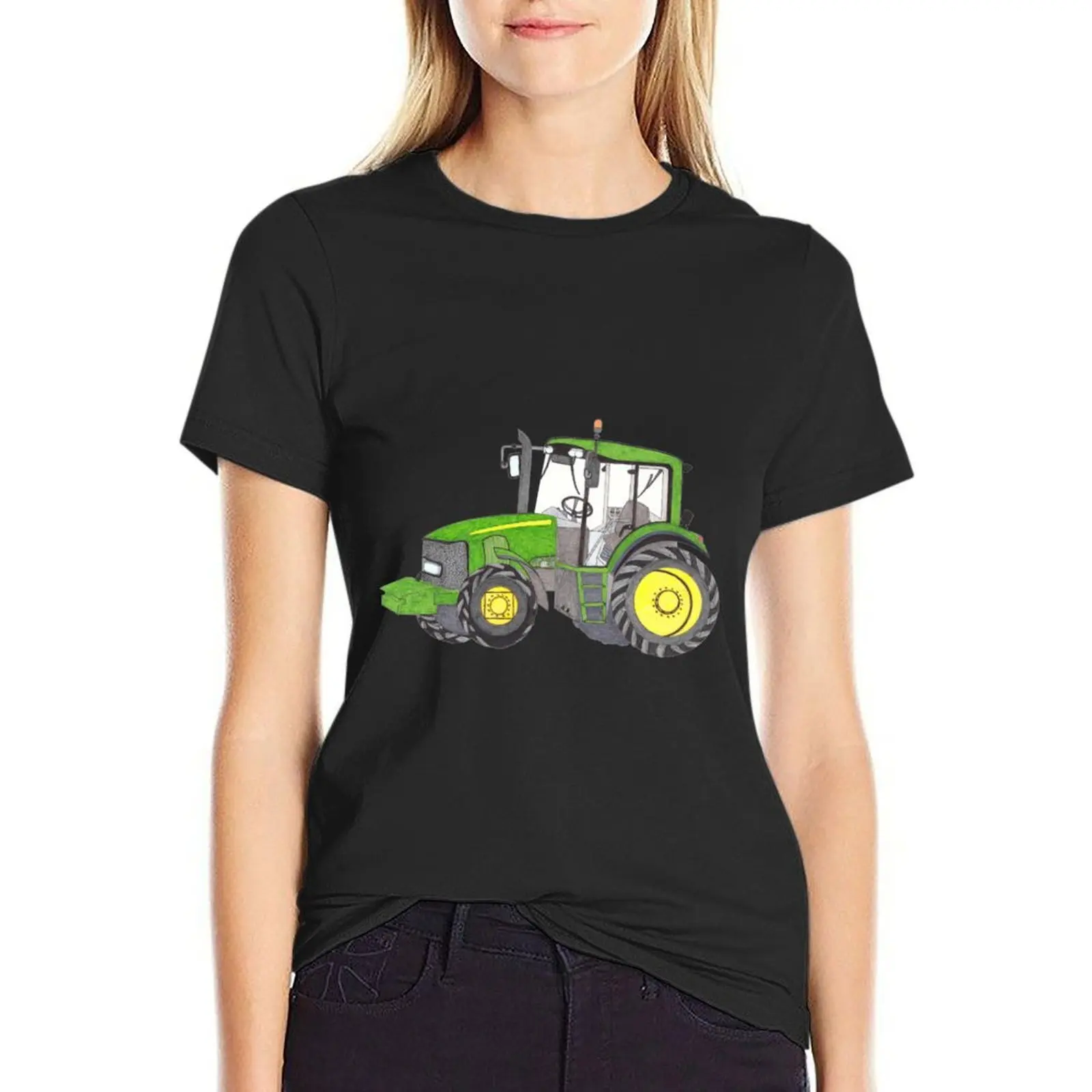 

TRACTOR T-Shirt hippie clothes korean fashion shirts graphic tees plain t shirts for Women