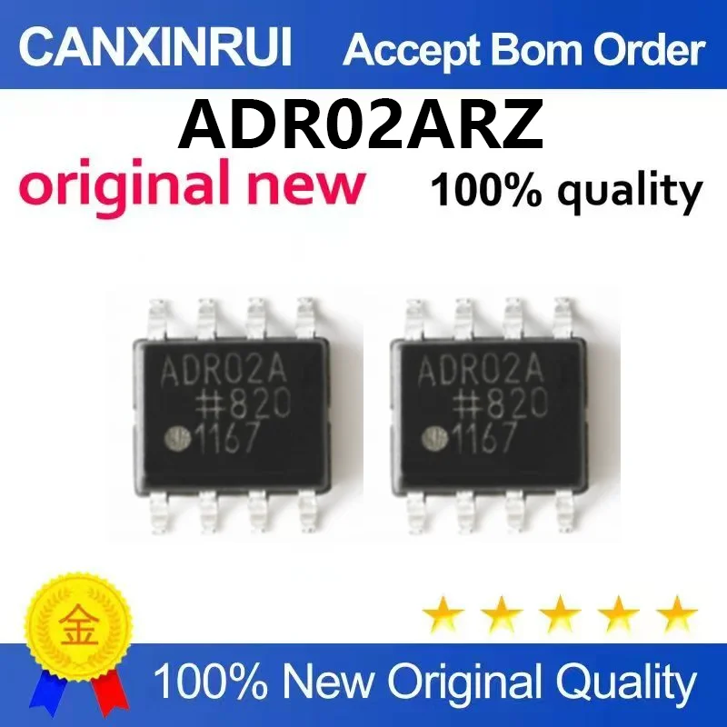 (5pcs-100pcs)Original genuine ADR02ARZ-REEL7 SOIC-8 5.0V precision reference voltage source IC chip