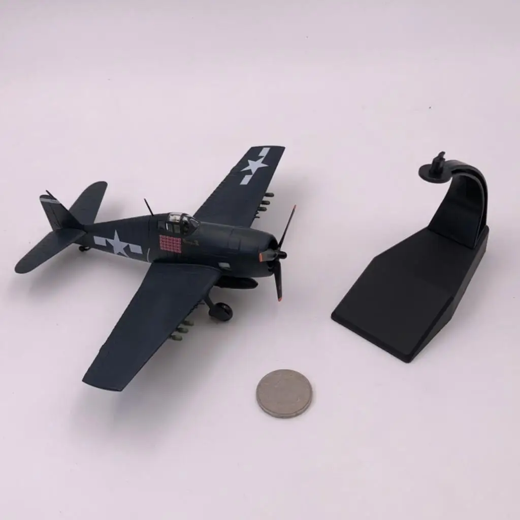 

1/72 Alloy Diecast F6F USA Airline Model w/ Stand Display Collectables Home Tabletop Decor Gift