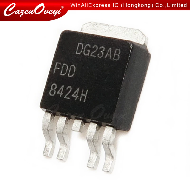 10pcs/lot FDD8424H FDD8424 DD8424 D8424 8424  8424 TO252-4L In Stock