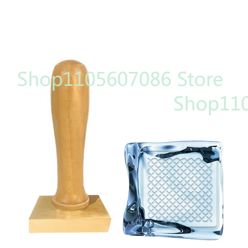 Engraving Copper Mold Custom Pattern LOGO Logo Pattern Embossing Ice Cube Printing Ice Plate
