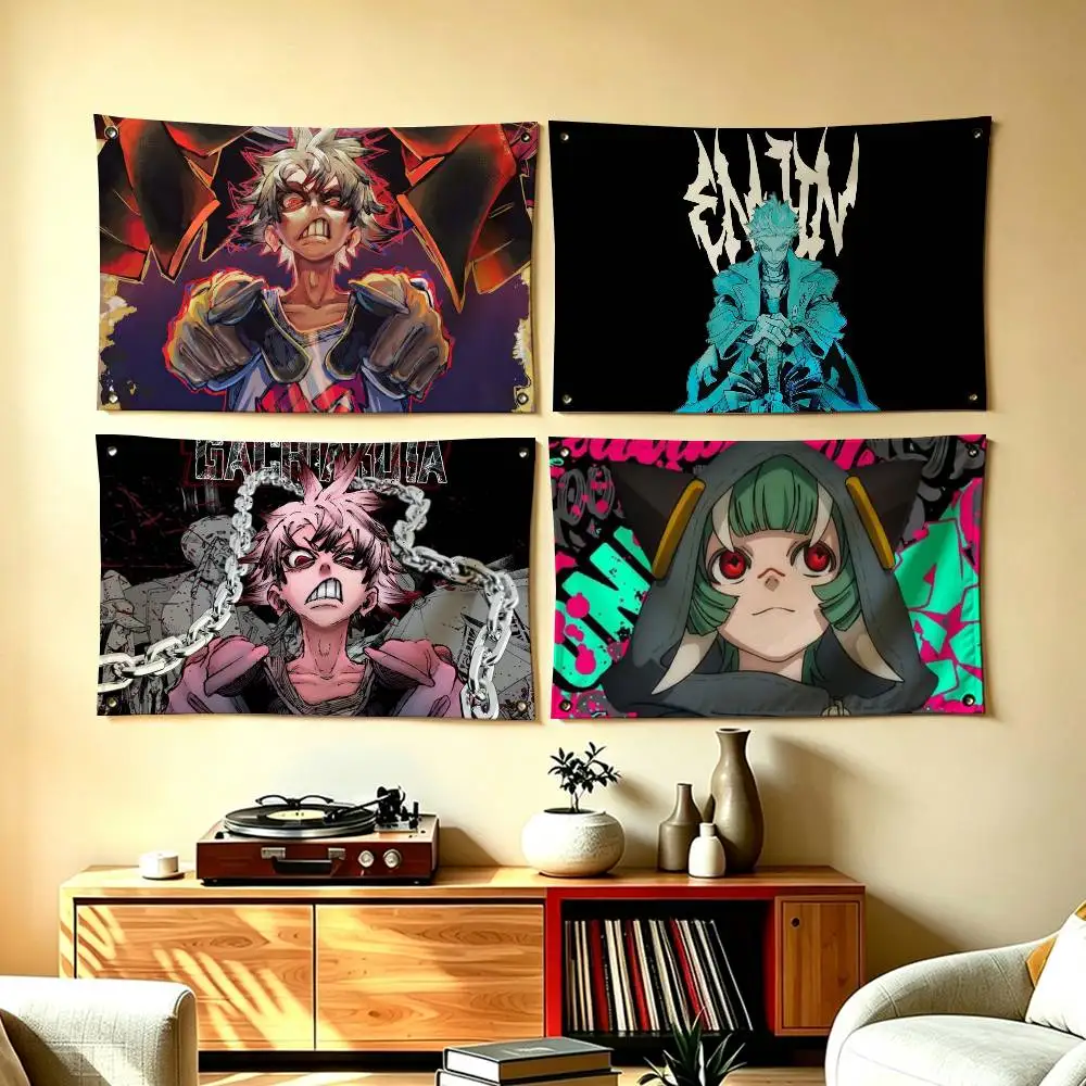 Classic Anime G-Gachiakuta Flags Wall Hanging Tapestry Outdoor Garage Room Decorative flag Background Blanket