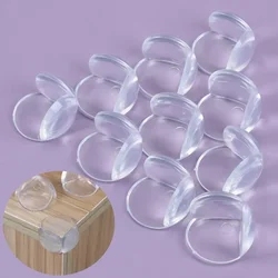 Protector de silicona de seguridad para niños y bebés, cubierta de protección de borde esférico transparente, anticolisión