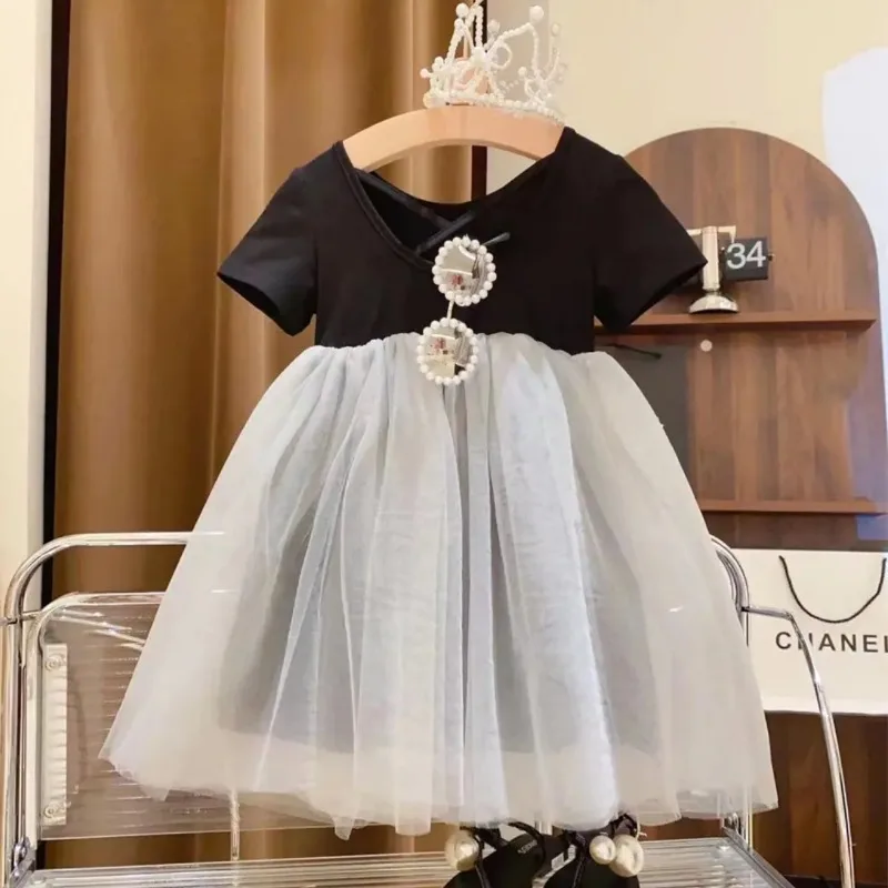 New Summer Sundress baby girl Dress Child Girls A-line Casual Midi Dress Children Dresses for Teens Party Princess dress