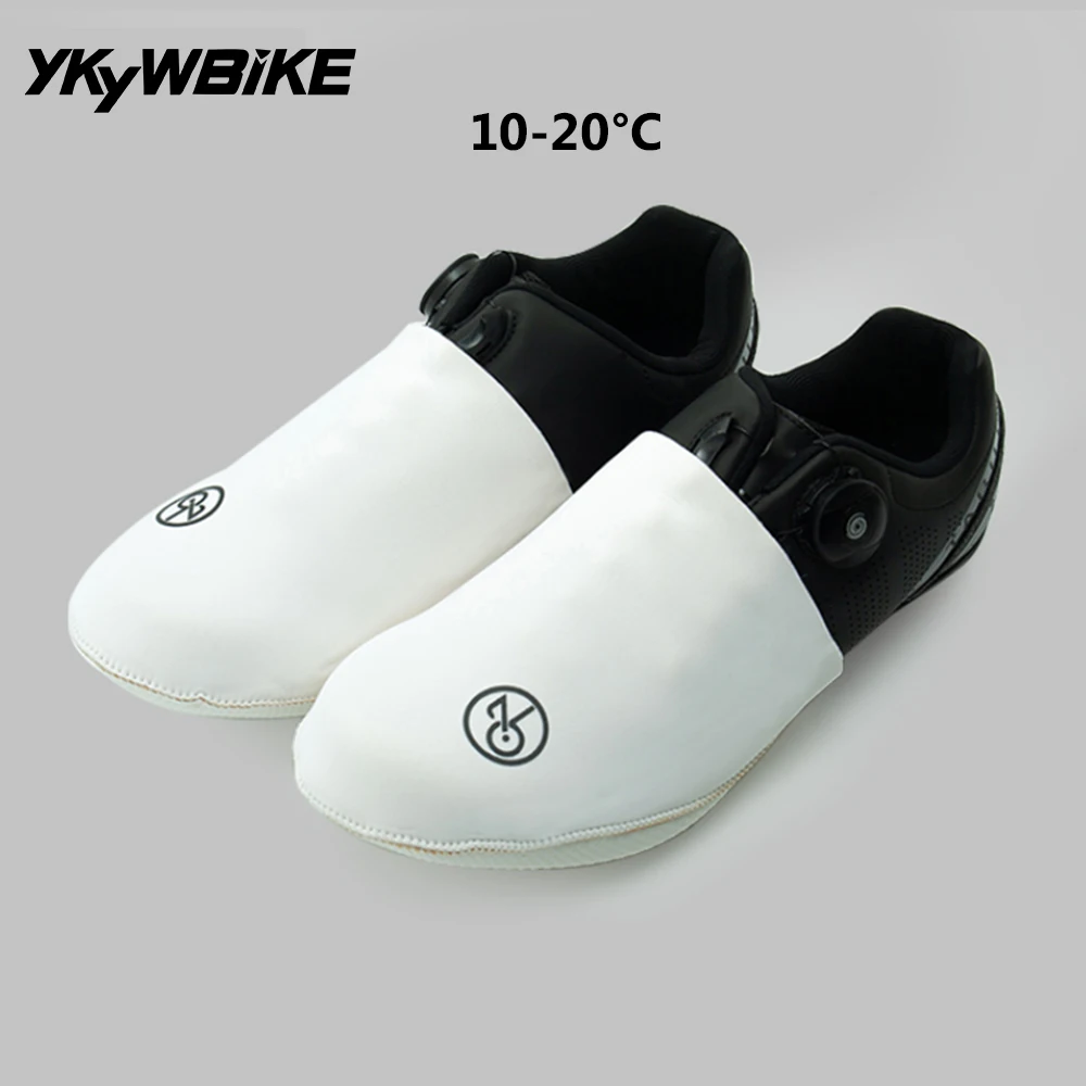 YKYWBIKE Cycling Toe Warmer Road Bike Shoes Toe Cover Bicycle Shoes Covers Winter Windproof Water-Repellent Cycling Overshoes