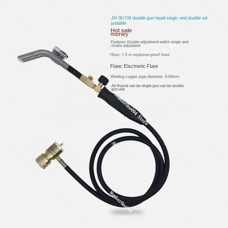 Oxygen-Free Welding Gun Small High Temperature Stainless Steel Welding Blow Lamp Gas Copper and Aluminum Welding