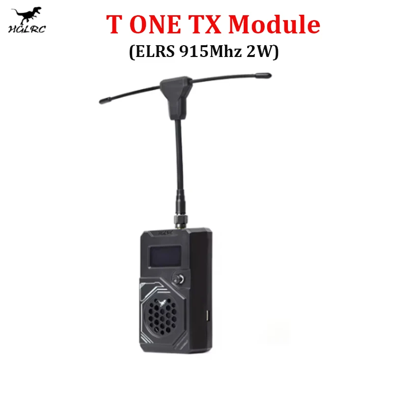 HGLRC T ONE TX Module ELRS 915Mhz 2W High Power 868-915MHz FCC 3-6S Wide Transmission Distance for FPV Long Range Racing Drone