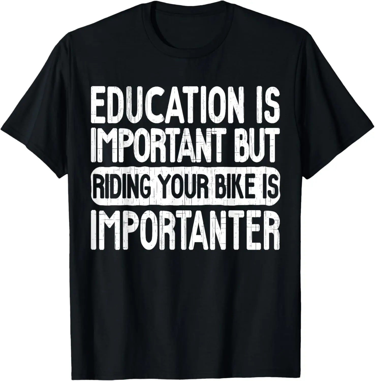 Funny Bicycle Shirt Biking Is Importanter Cycling Shirt Gift T-Shirt