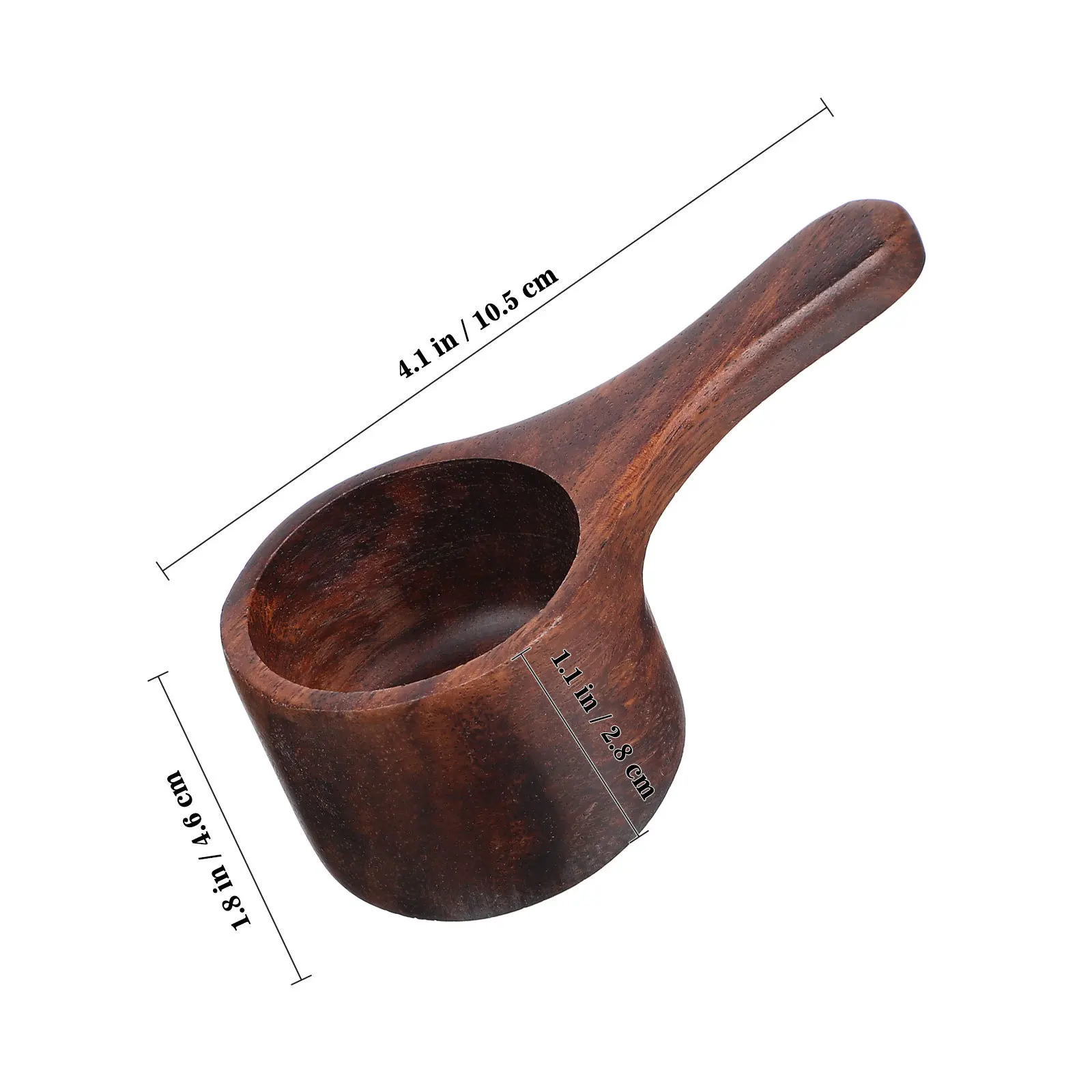 

2Pcs Wooden Measuring Spoons 18Inch Milk Powder Scoop for Coffee Beans Flour Sugar Dry Ingredients Kitchen Measuring Tool