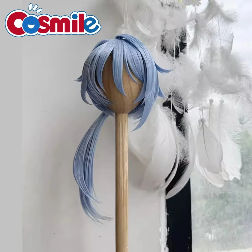 

Cosmile Anime Genshin Impact Kamisato Ayato Blue Hair Wig Cosplay 1/3 1/4 1/6 BJD Doll Handmade Wig Hair Game Cos Props C