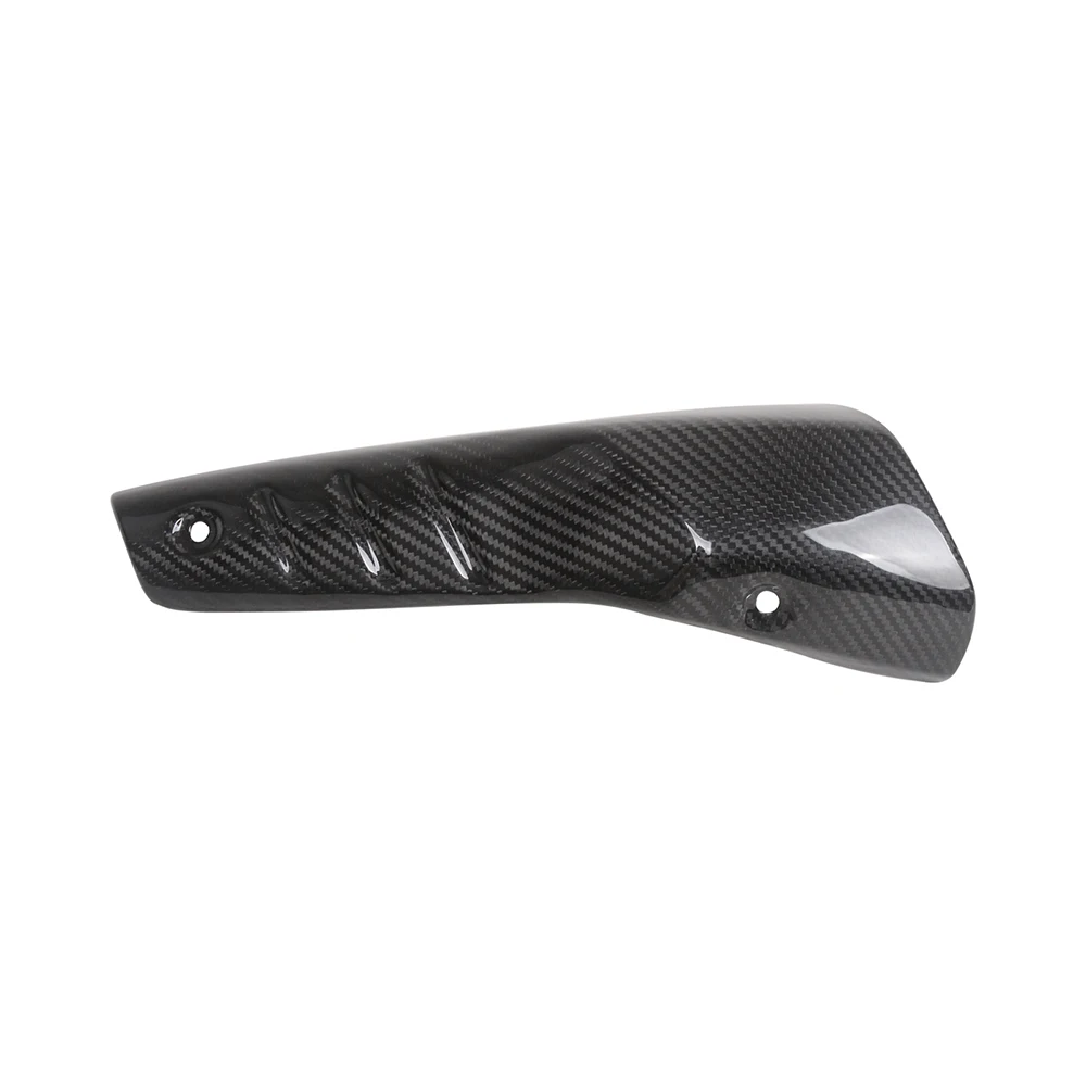 MOTO4U Real Carbon Fiber Motorcycle Exhaust Pipe Heat Shield Cover Shell For Aprilia RSV4 RR 2016 RSV4 RF 2015 2016