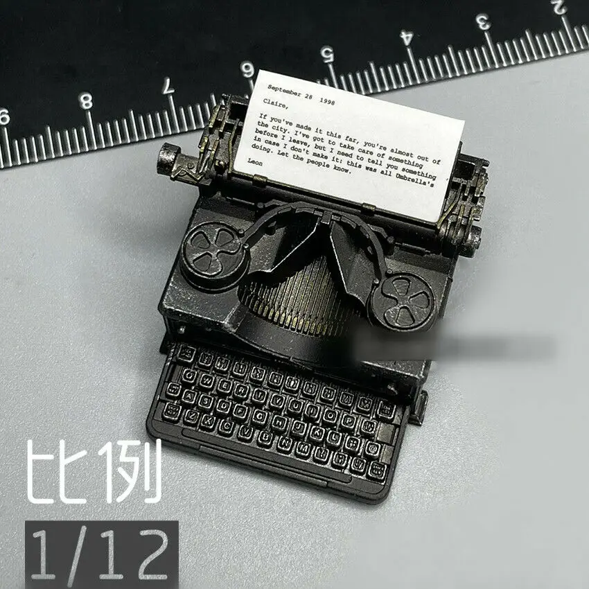 Limtoys 1/12 Scale Soldier Accessories Typewriter Model for 6