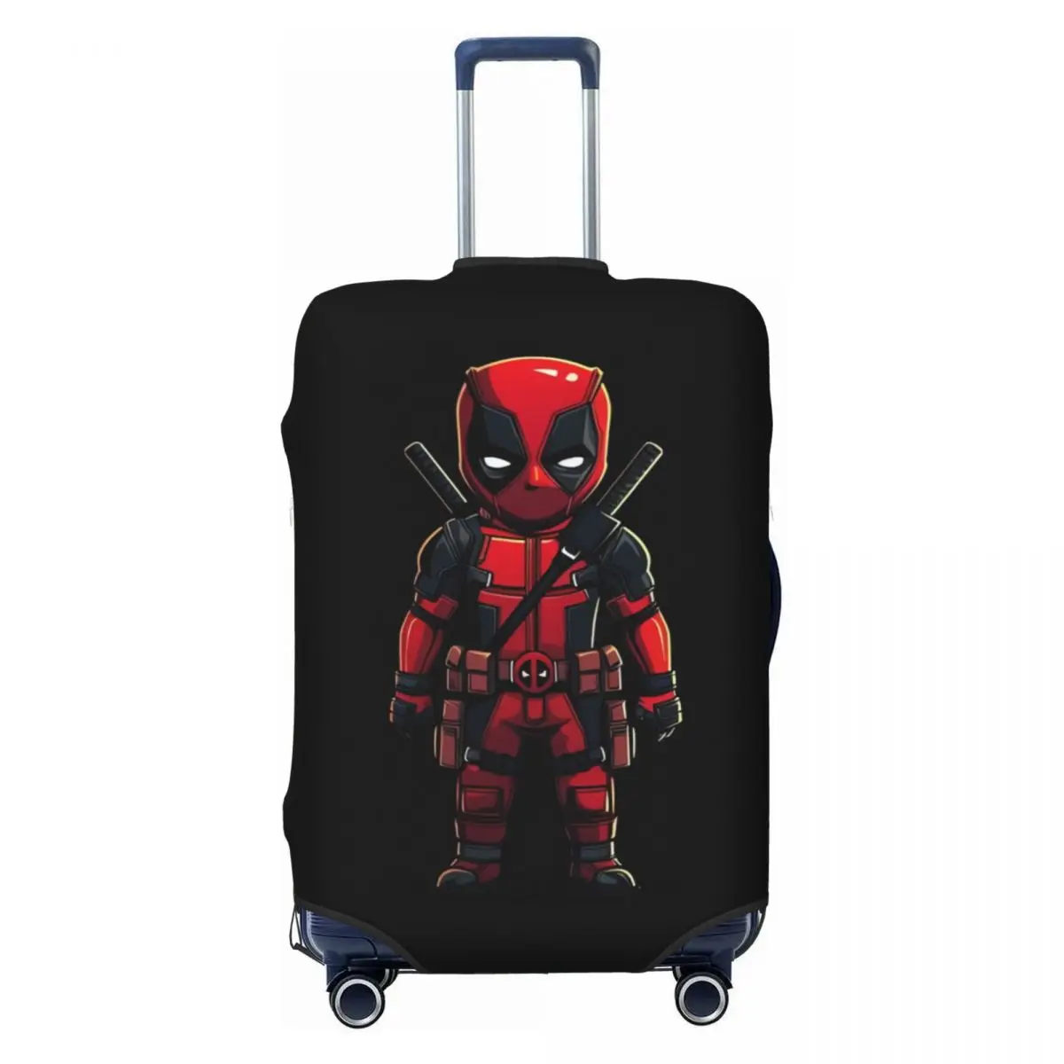

Custom Deadpool Cartoon Suitcase Cover Washable Luggage Covers Protector for 18-32 inch
