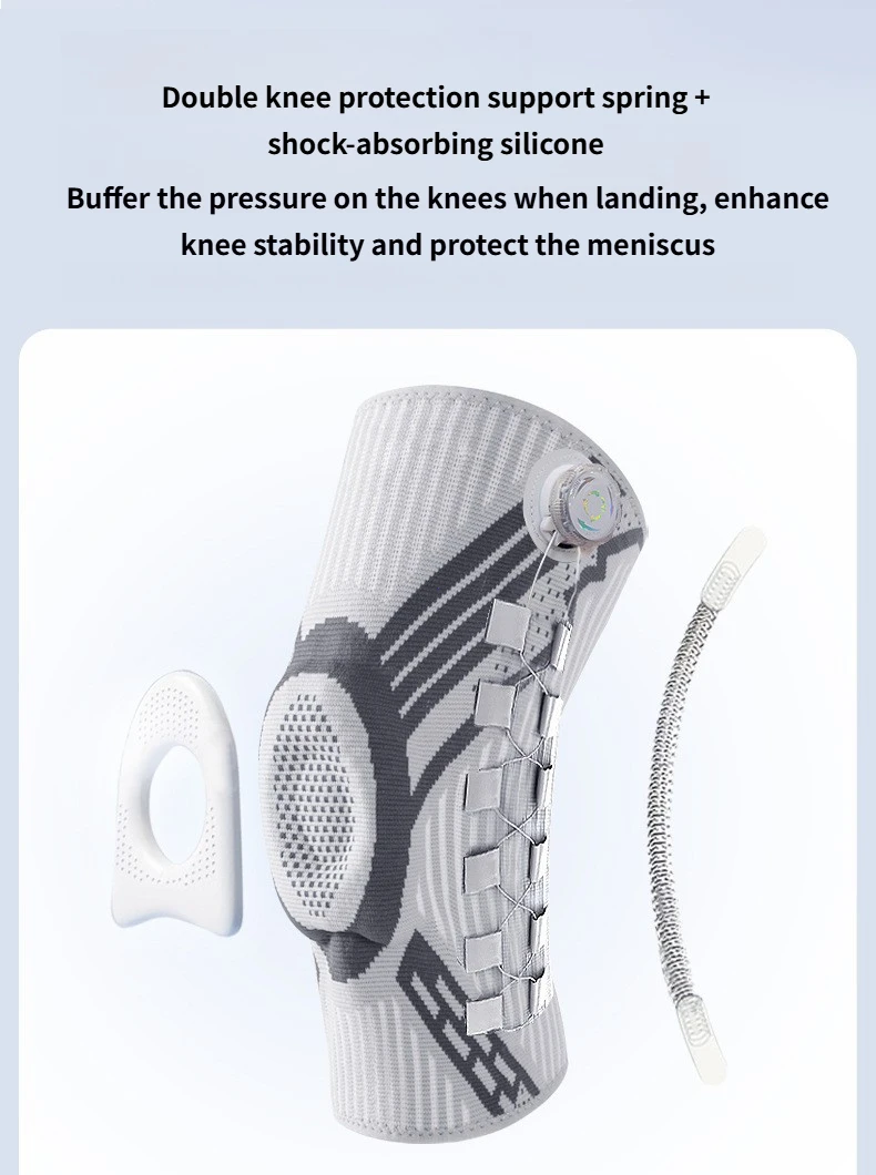 Professional Knee Brace Patella Support Joint Pain Relief Meniscus Support Compression Sleeve for Running Basketball Men Women