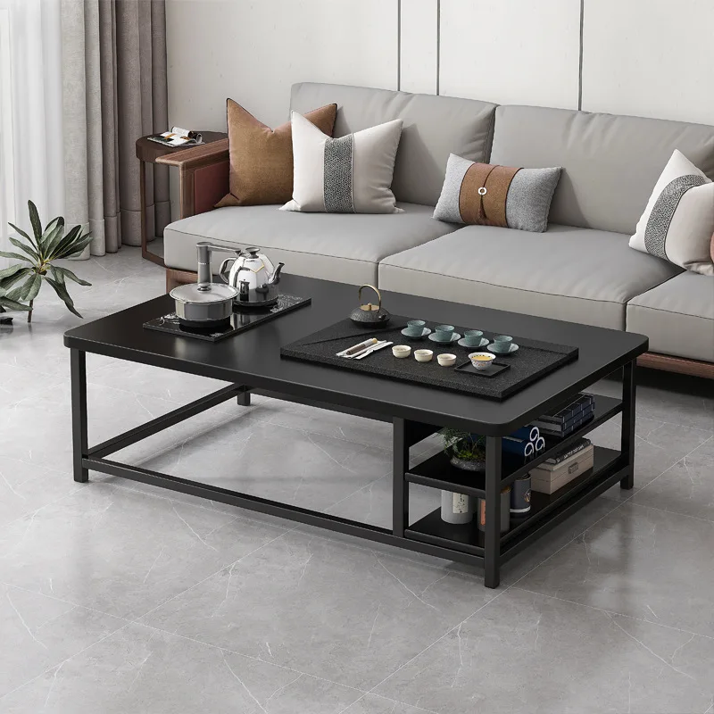 

Чайный стол AOLIVIYA, центральный журнальный столик для гостиной, диван, боковой стол, напольная полка для хранения, угловой стол, пасторальный классический A42973