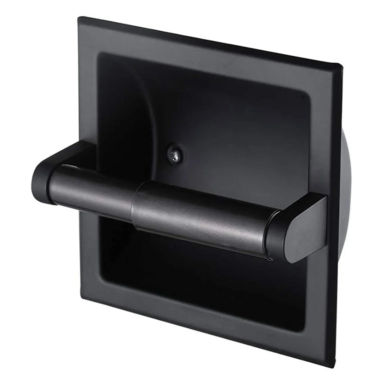 Wall Mounted Recessed Toilet Paper Holder Tissue Holder Black Stainless Steel Herramientas Ferramentas Taladros Parafusadeira