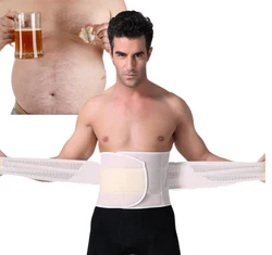 Ceinture Amincissante pour Homme, Body Shaper, Buikvet, Bevertive Beldle, Abdominal Binder, Resserrement Bandage, Mari, Taille média