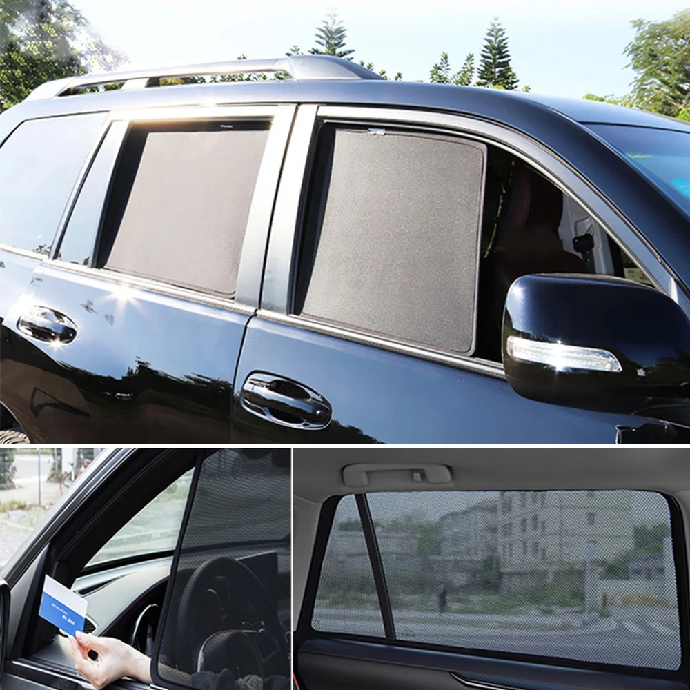 Magnetic Car Sunshade Front Windshield Rear Side Window Sun Shades For Mitsubishi ASX Outlander Sport Lancer EX EVO X 2006-2021