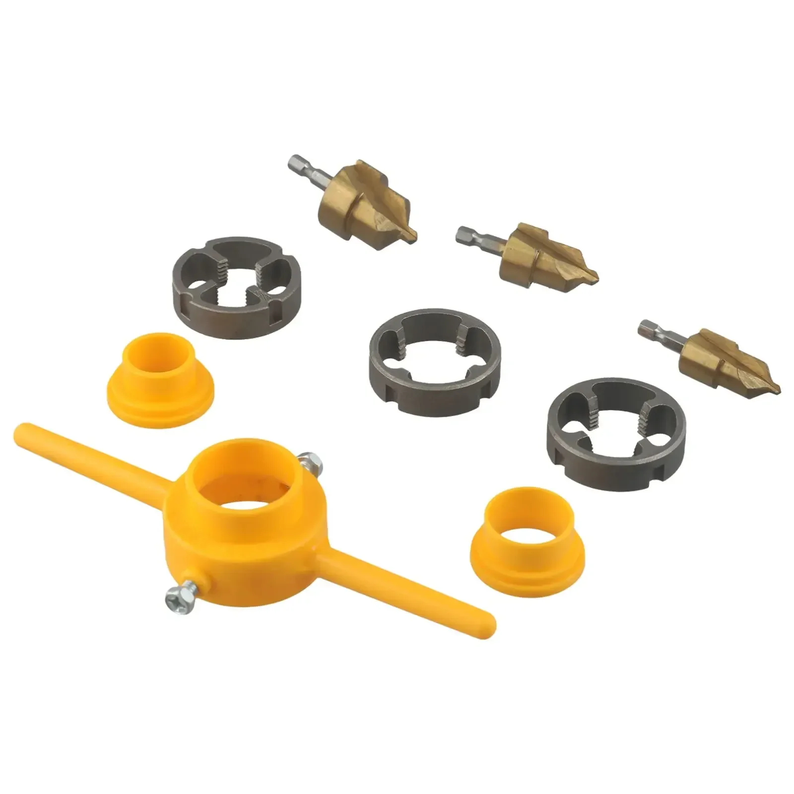 

Fast Thread Processing For Plumbing Maintenance PVC Thread Making Tool Plastic Pipe Threading Tool NPT Thread Standard
