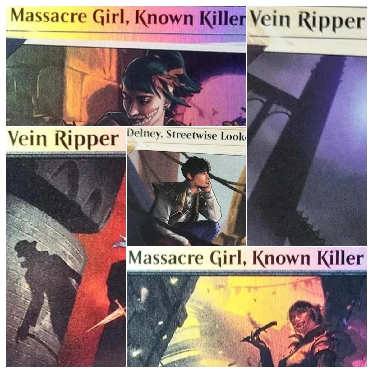 Magical proxy Cards - Delney, Streetwise Lookout/Vein Ripper (MKM)- TCG  Game Top Quality Deck Board Game Trading Cards