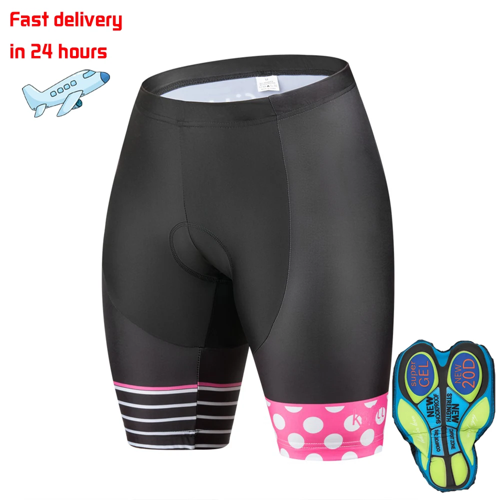 Kafitt Women\'s Short Pants Clothing MTB Road Cycling Shorts Quick-Drying Uniform Breathable Men\'s 20D Gel Pad 24H Fast Delivery