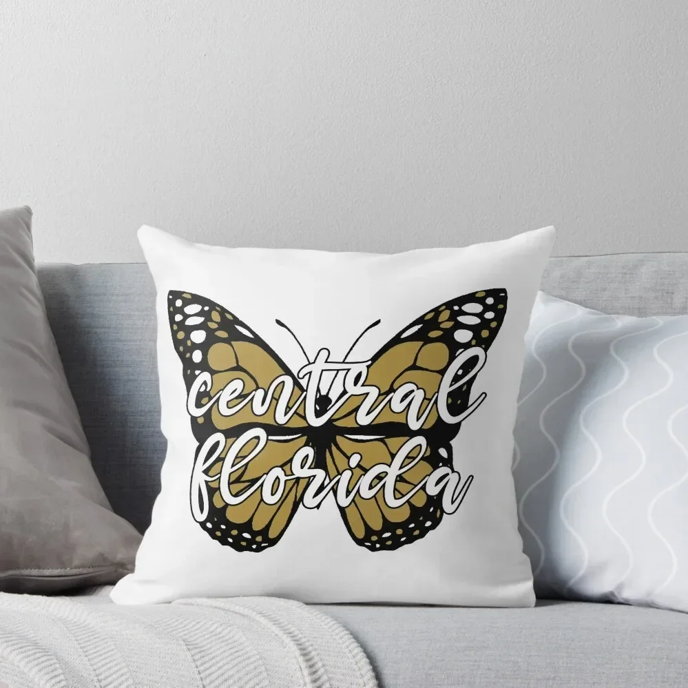 Central Florida Butterfly Throw Pillow bed pillows Christmas Covers For Cushions pillow