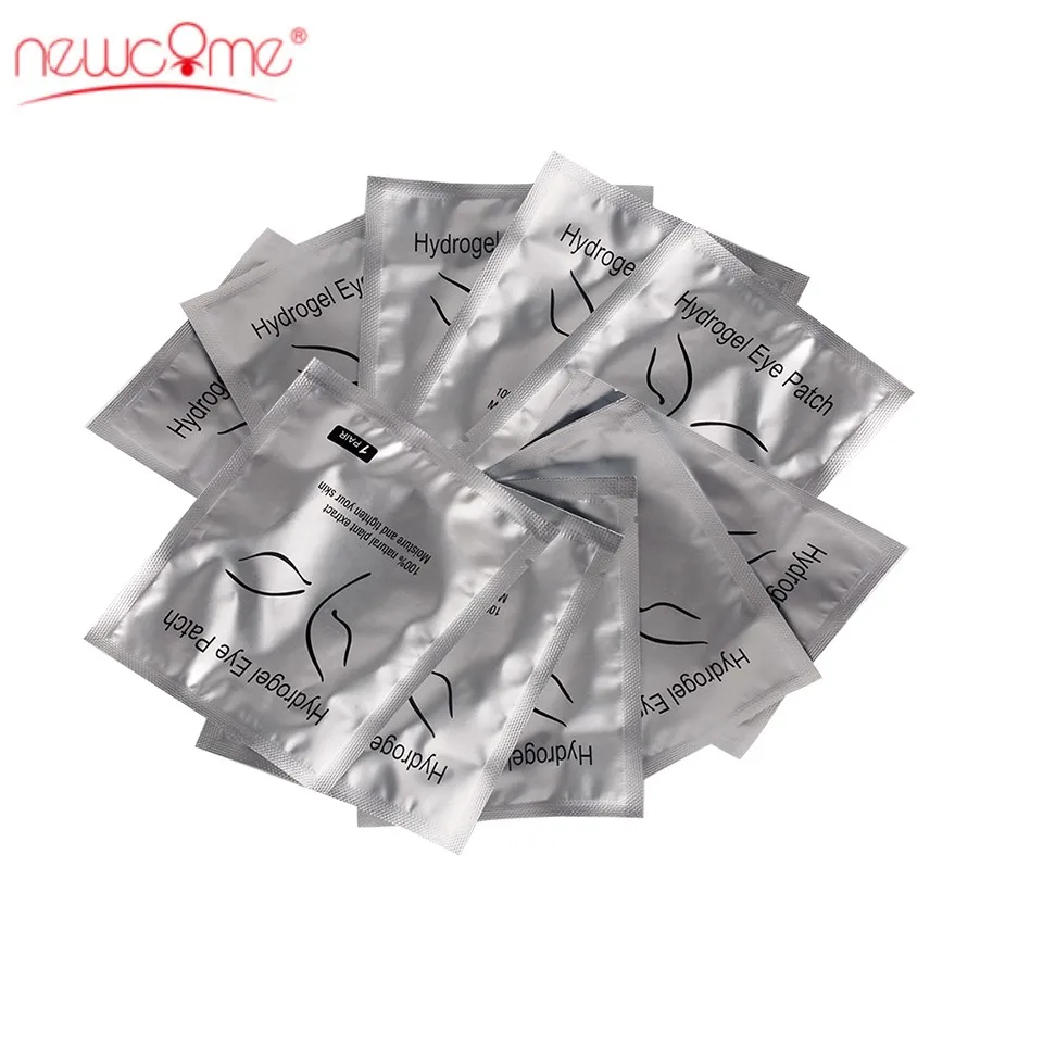 

NEWCOME 50/100 Pairs Eyelash Extension Grafted Eye Stickers Under Eye Pads Paper Patches Lint Free Hydrating Eye Paper Makeup