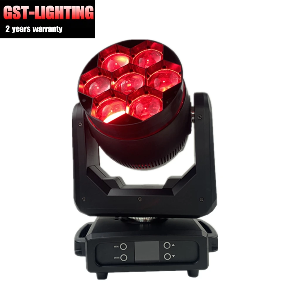 New Dj club disco mini led zoom lyre moving head RGBW 4 in 1 led wash 7x40w