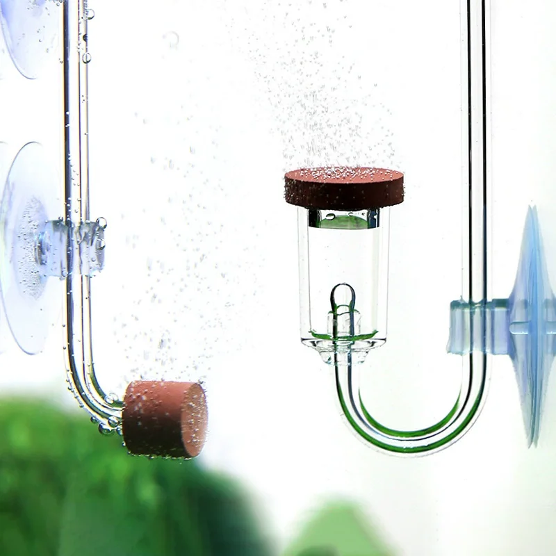Diffuseur de dioxyde de carbone pour Aquarium, matériau acrylique, plantation de plantes aquatiques,