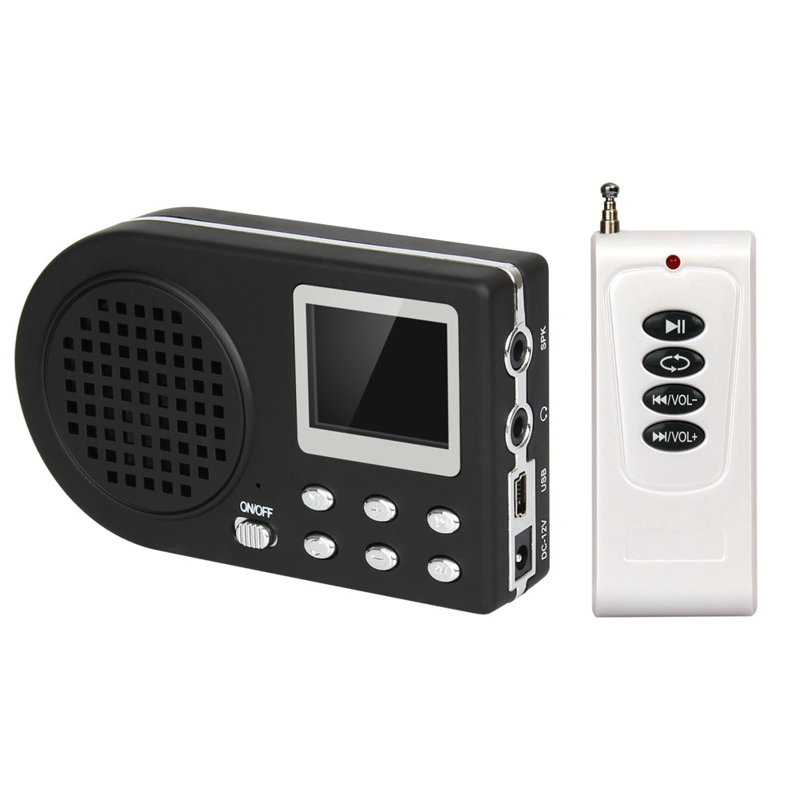 Simulated Chirping Bird Outdoor Bird Chirping Amplifier with Wireless Remote 110 Electronic Animal Sounds MP3 Bird Call Speaker