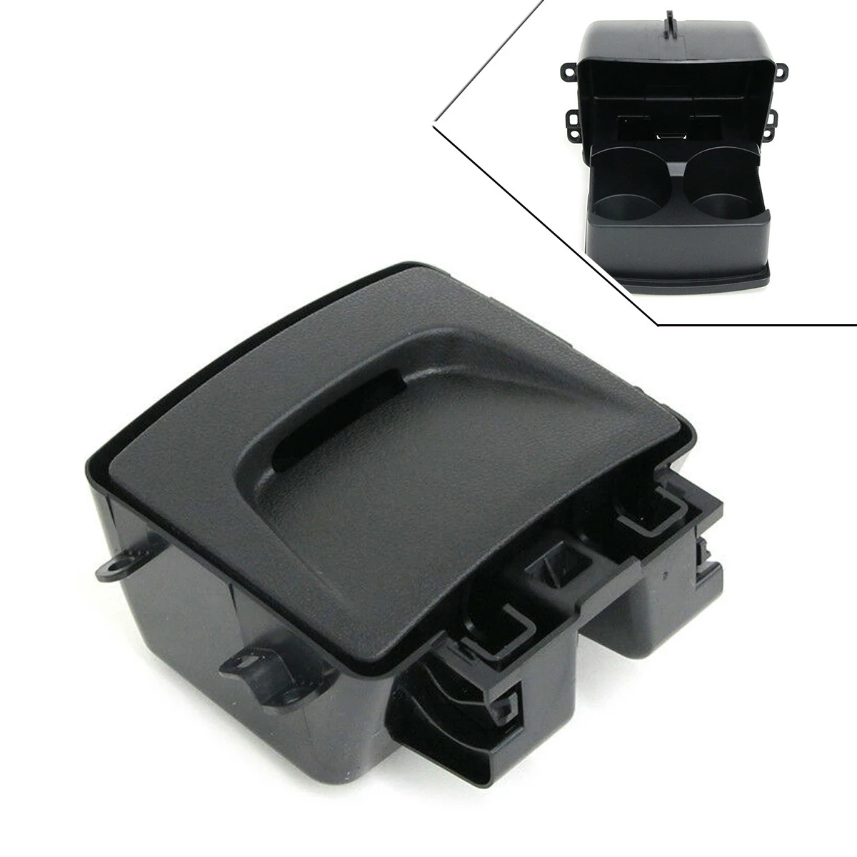 

A03G-Car Black Center Console Cup Holder For Ford Explorer 2011-2015 BB5Z-7813562-BA