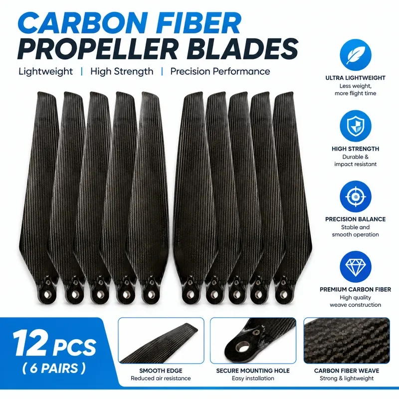 for Jifei P80 P100 V40 V50 Carbon Fiber Blade 4718 Accessories Propeller Blade