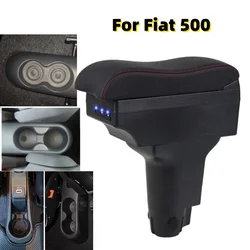 Car Armrest Auto Storage Box For Fiat 500 Armrest Box For Fiat CRONOS Dedicated heighten Interior Details Retrofit Accessories