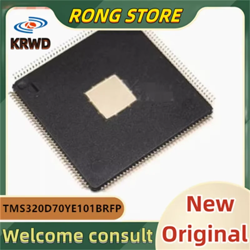 (1PCS) TMS320D70YE101BRFP   New and Original Chip IC TMS320D70YE101  TMS320 TQFP-144